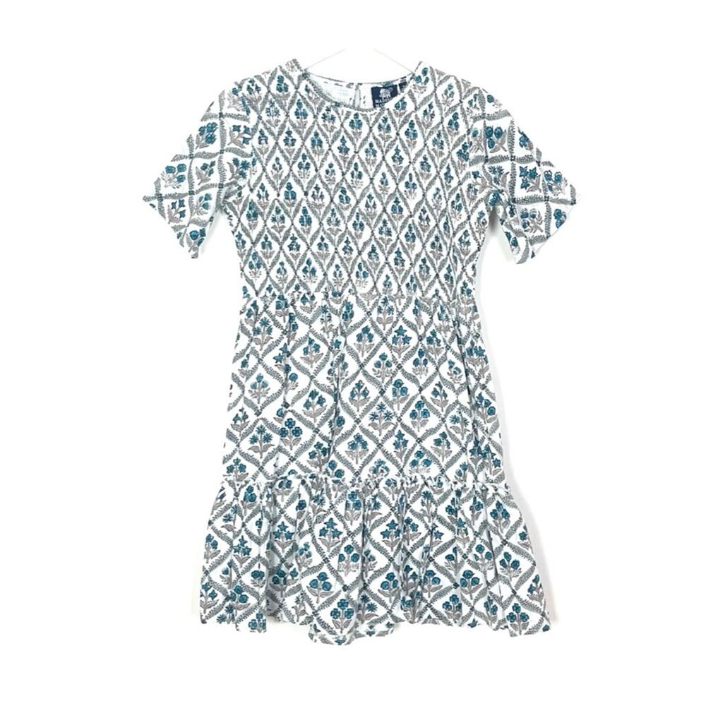 Madison Matthews Block Print Dress